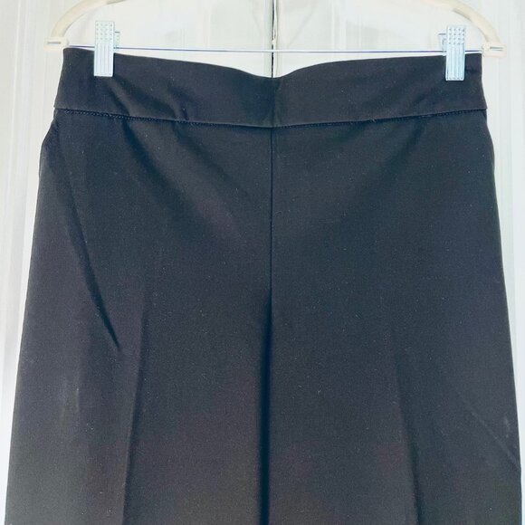 Rachel Zoe Straight Leg Cropped & Cuffed Pants in Black (10) New With Tag - Picture 4 of 10